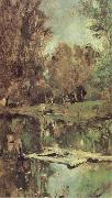 Valentin Serov Little Pond Abramtsevo France oil painting artist